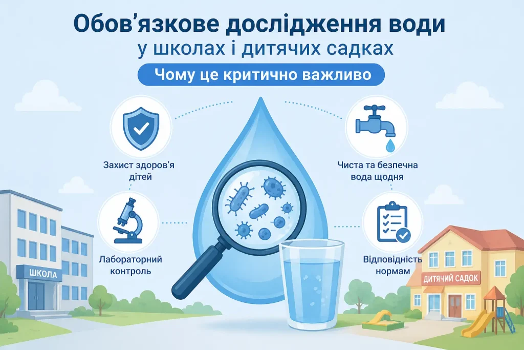 контроль якості води в школах