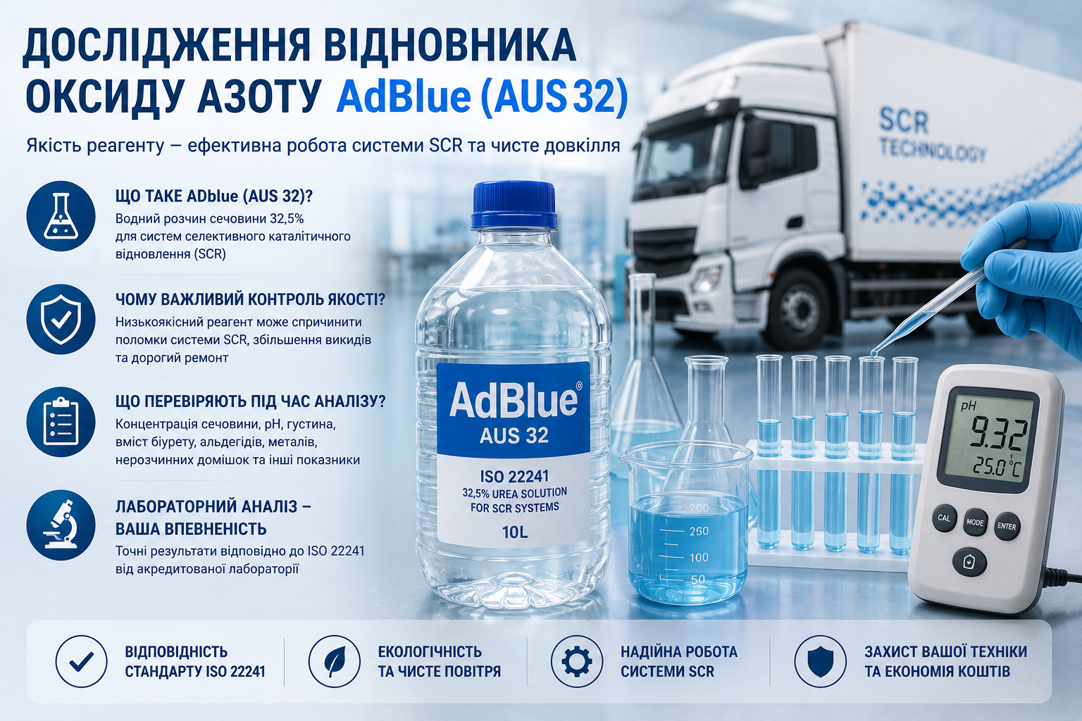 дослідження AdBlue (AUS 32)